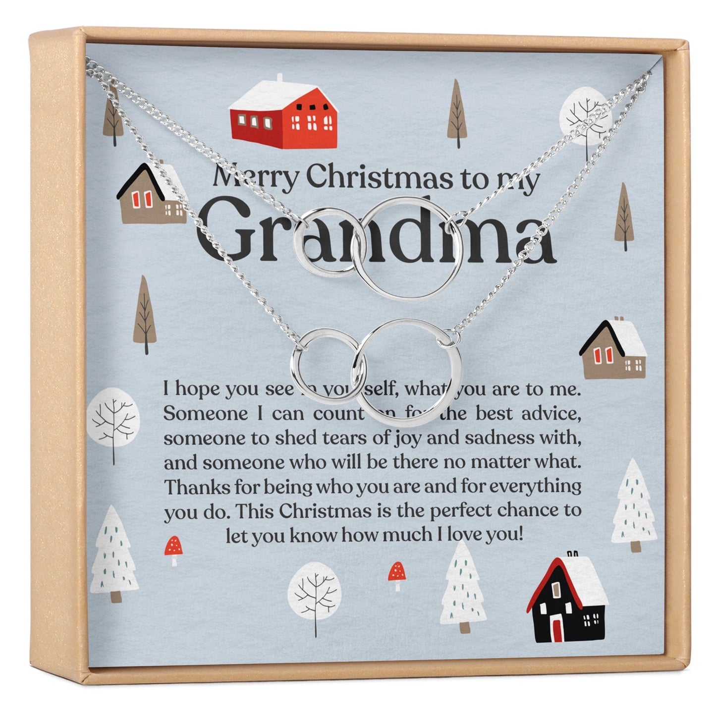 Christmas Gift for Grandmother Necklace, Multiple Styles