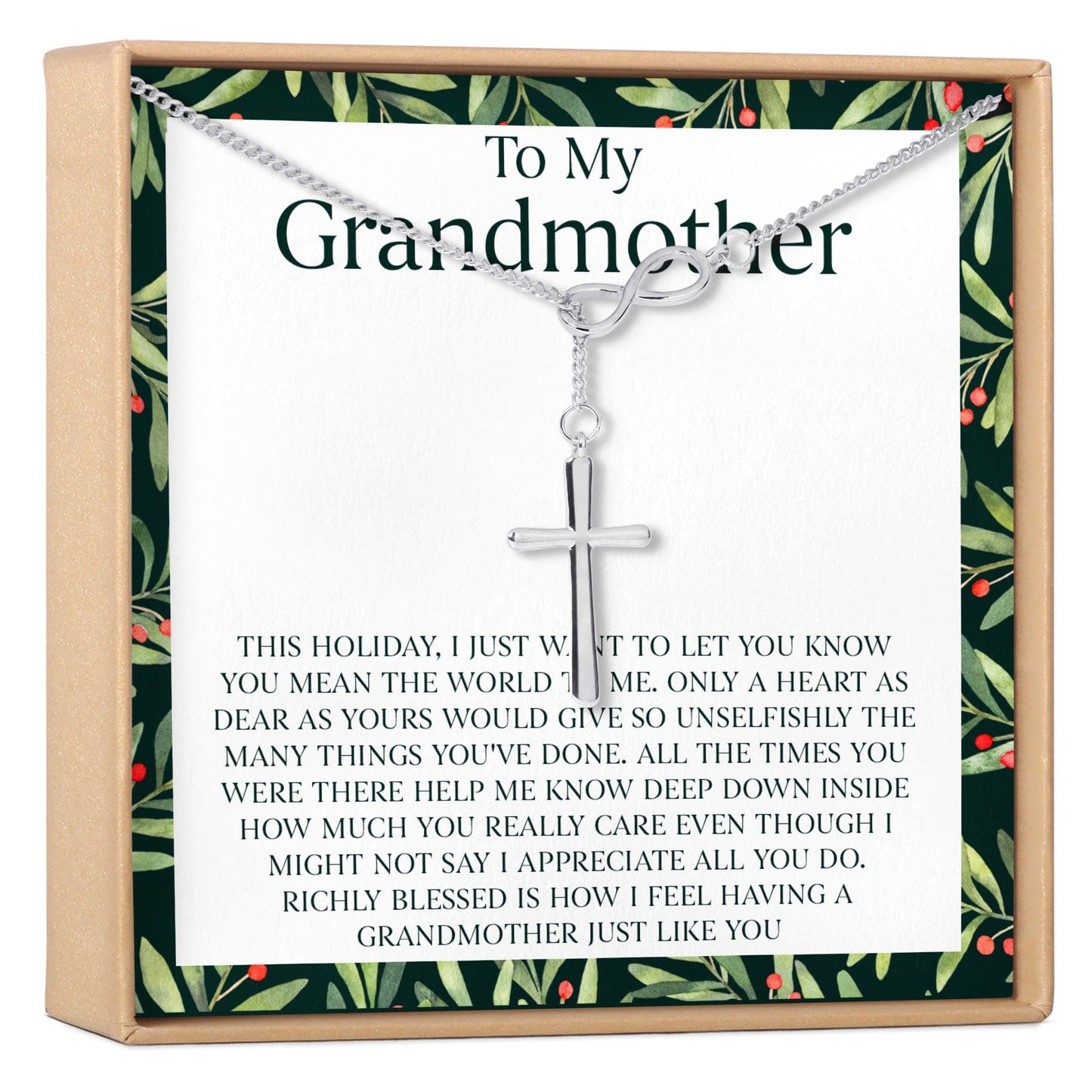 Christmas Gift for Grandmother Necklace, Multiple Styles
