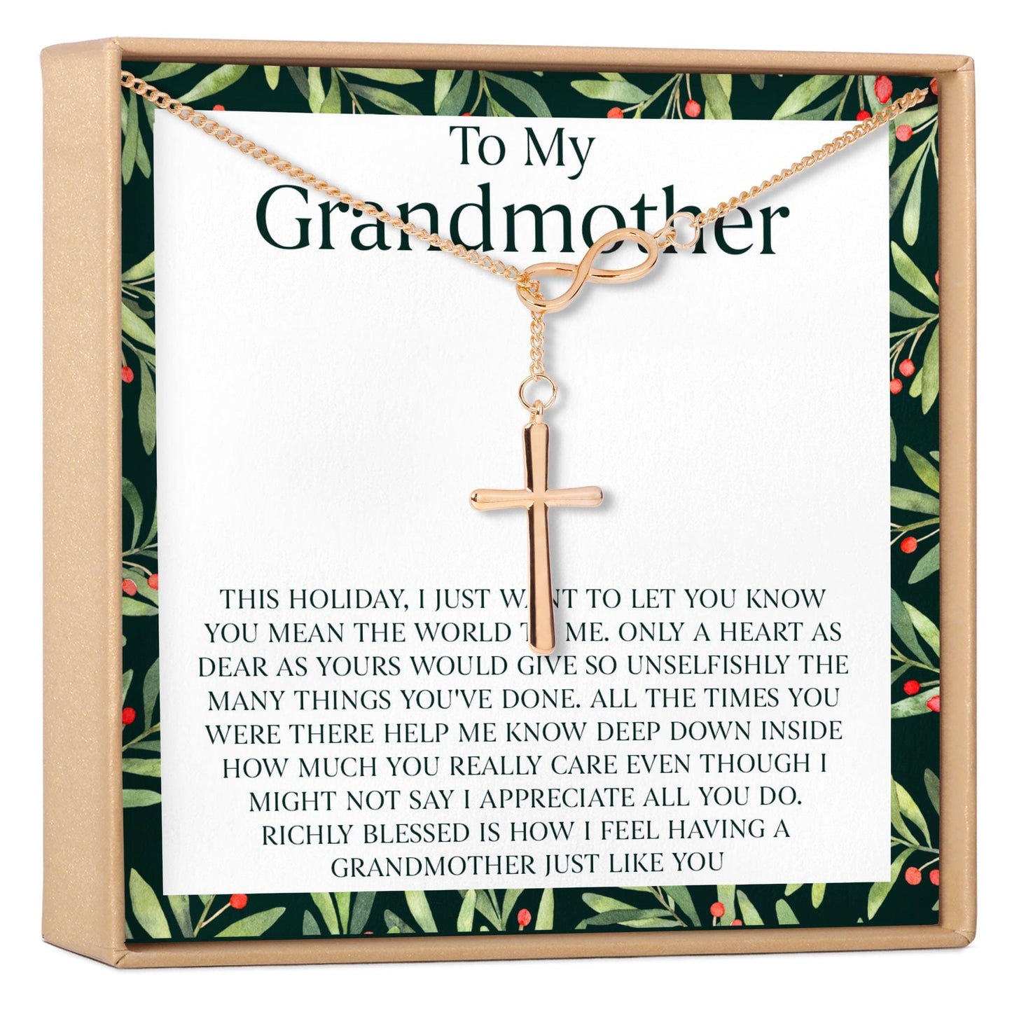 Christmas Gift for Grandmother Necklace, Multiple Styles