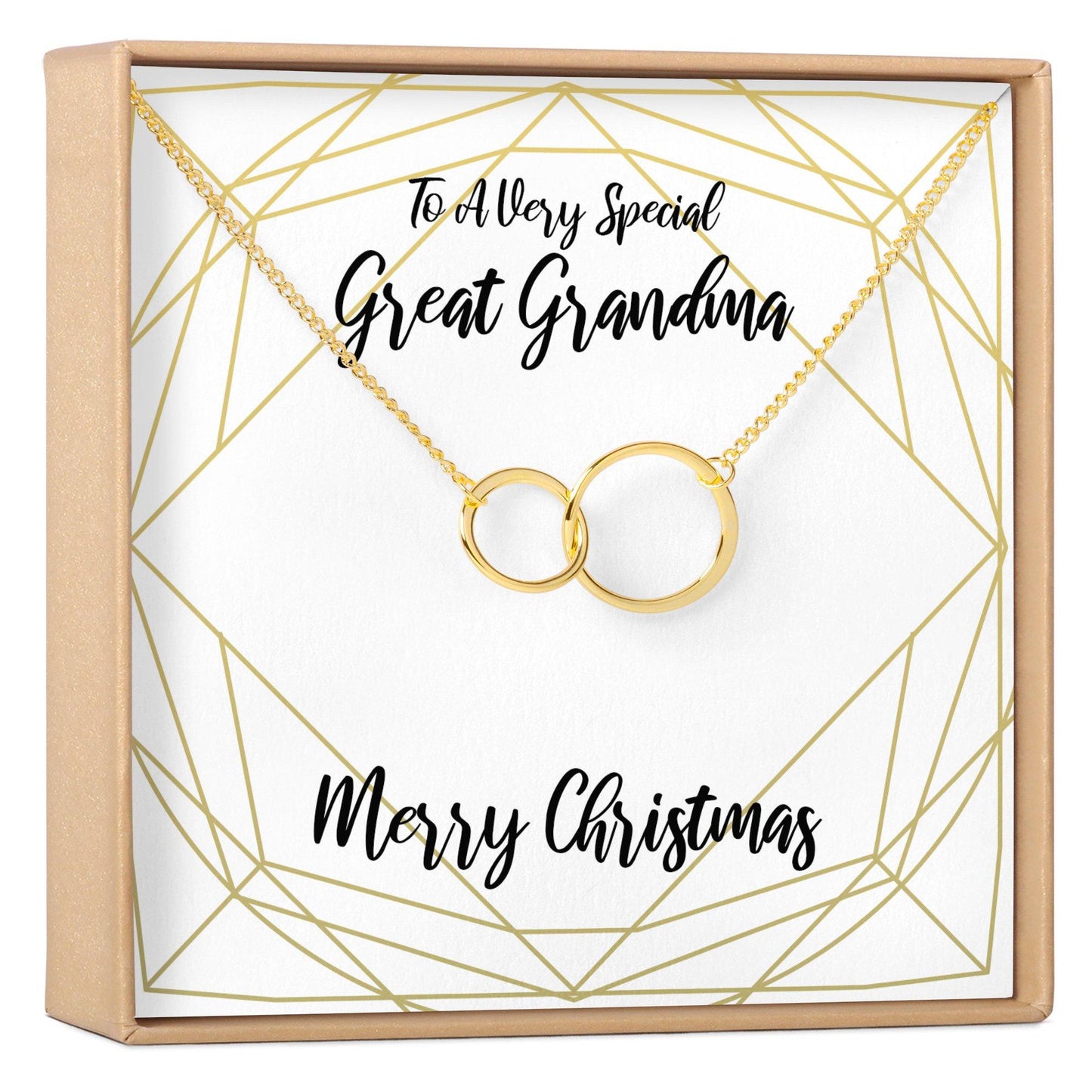 Christmas Gift for Great Grandma Necklace