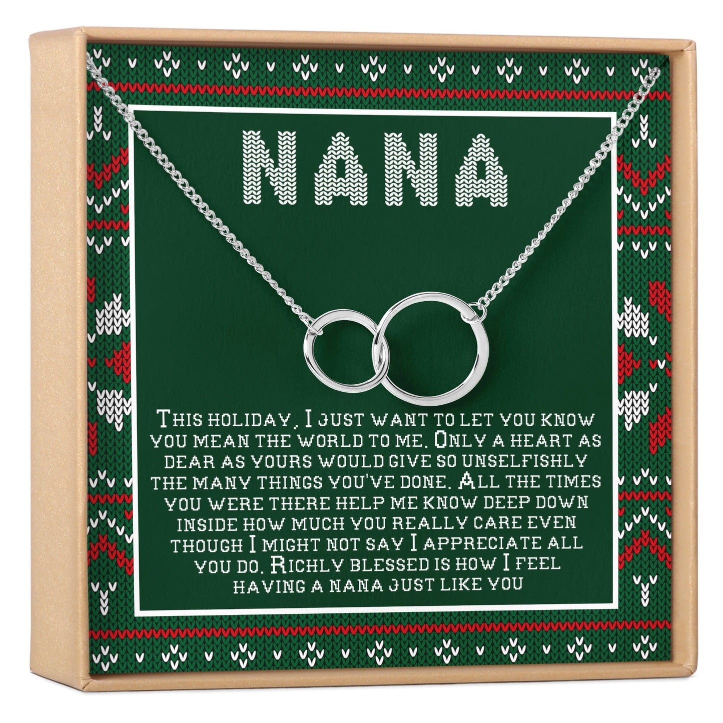 Christmas Gift For Nana Necklace, Multiple Styles