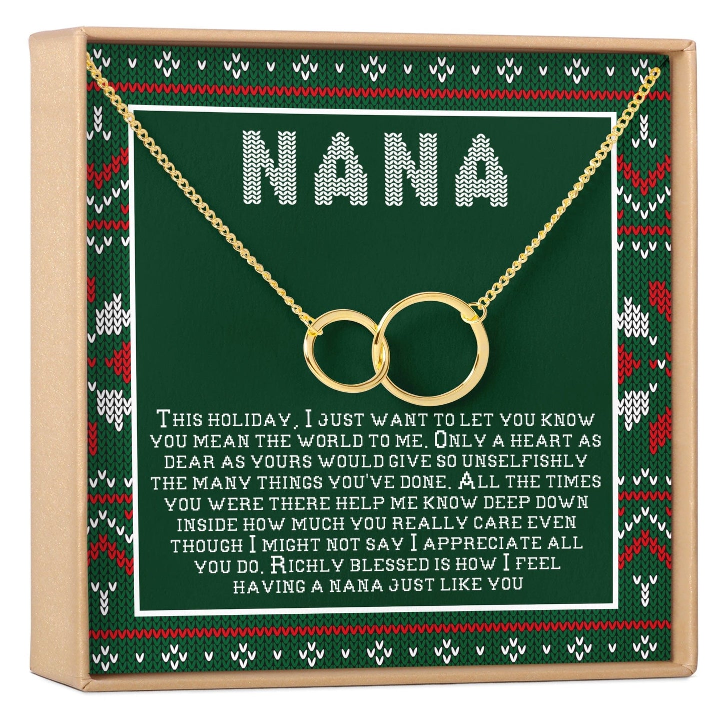 Christmas Gift For Nana Necklace, Multiple Styles