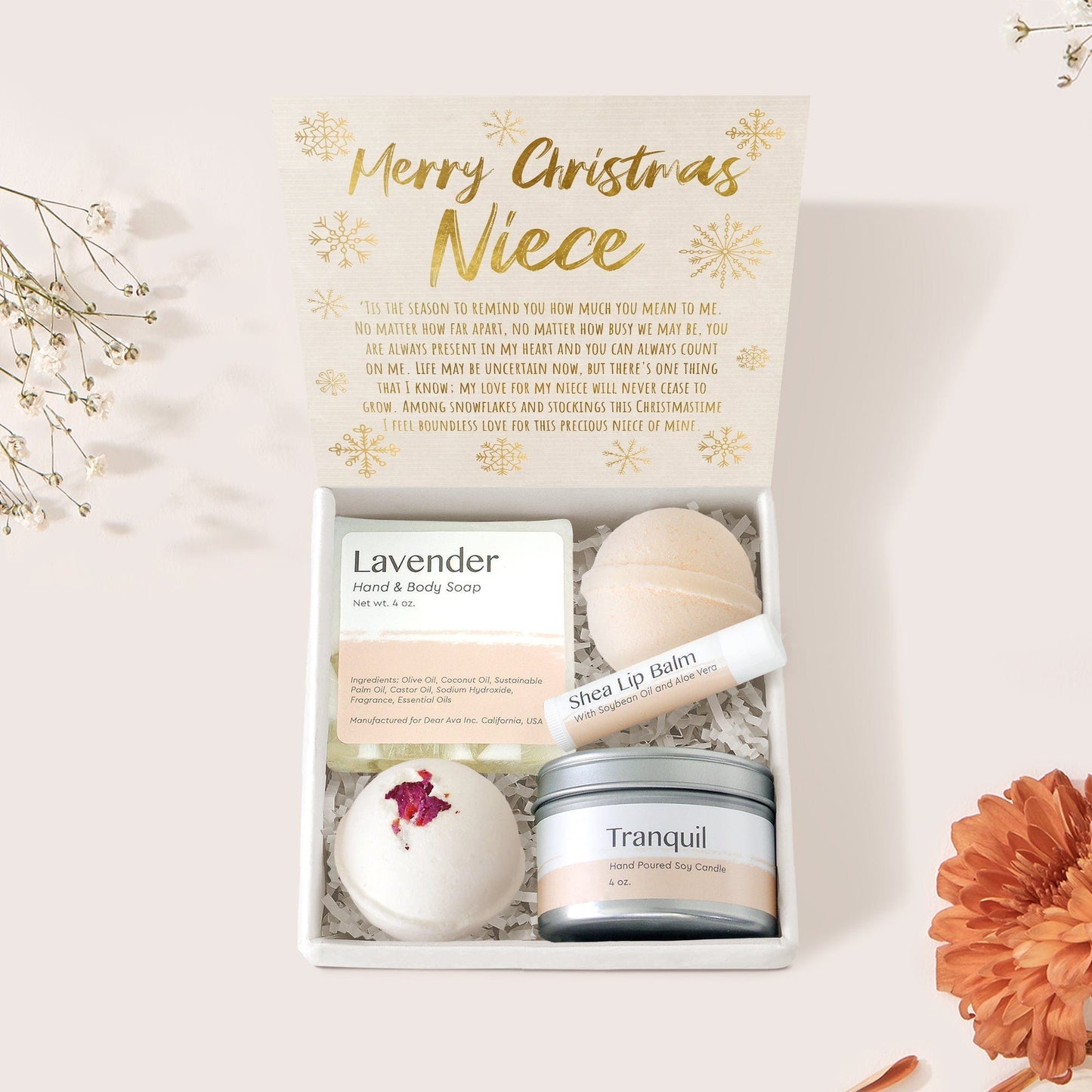 Christmas Gift for Niece Spa Gift Box