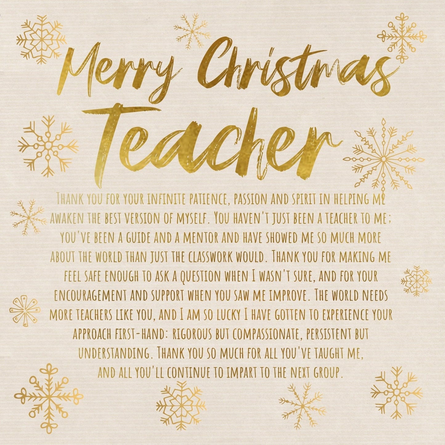 Christmas Gift for Teacher Spa Gift Box