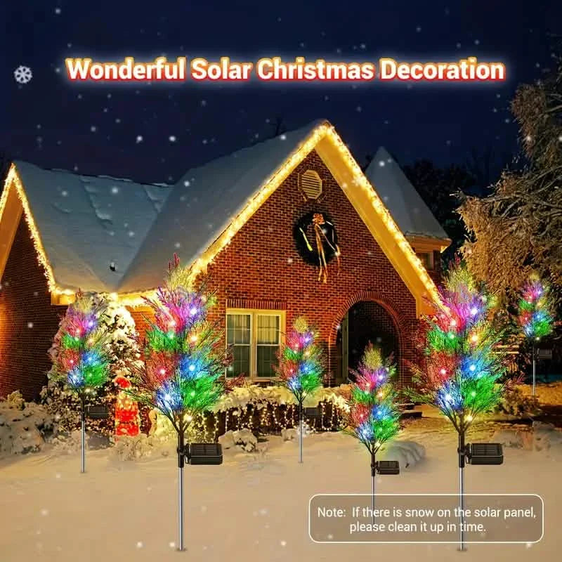 クリスマスソーラー芝生ランプ ガーデンソーラーライトツリー