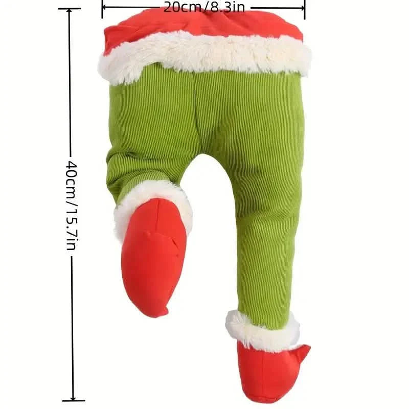 Le voleur de Noël a dérobé la pose en toile de jute