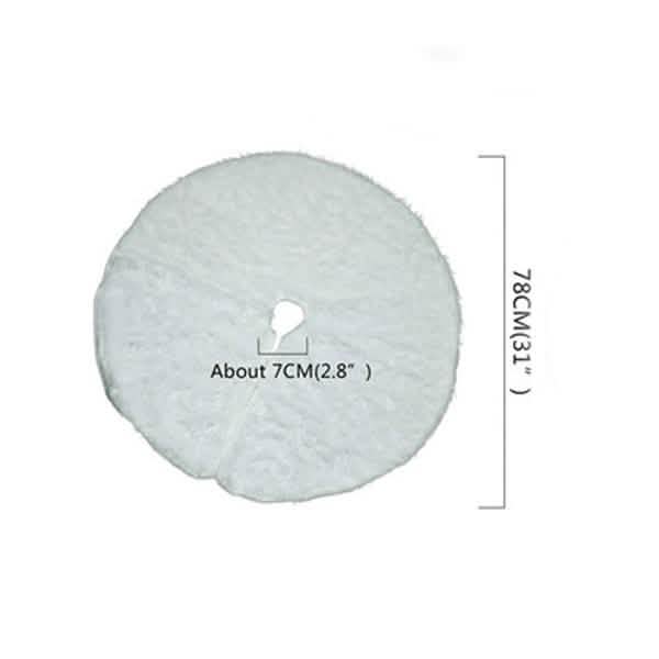 Christmas Tree Skirt Plush Lovely Decorations