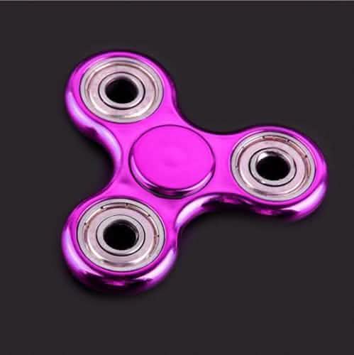 Chrome Tri Fidget Spinner - Assorted Colors