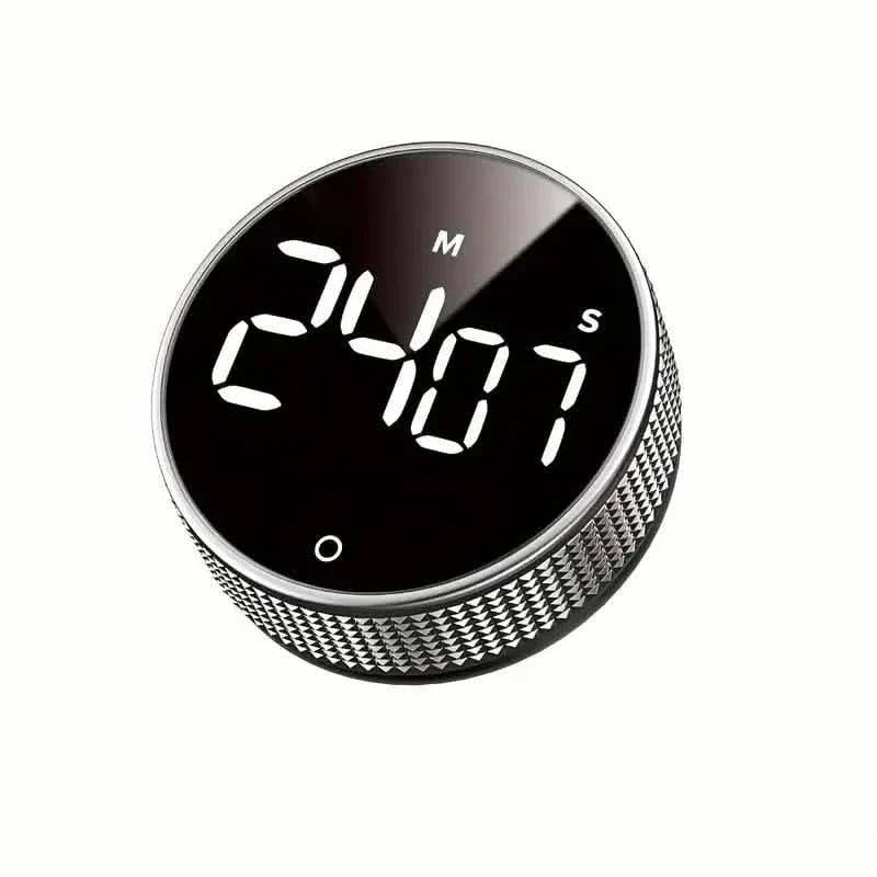Minuteur de cuisine circulaire - Alimentation par piles, matériau ABS, tension de fonctionnement ≤36V, précision de 0,01, pas de fonction laser