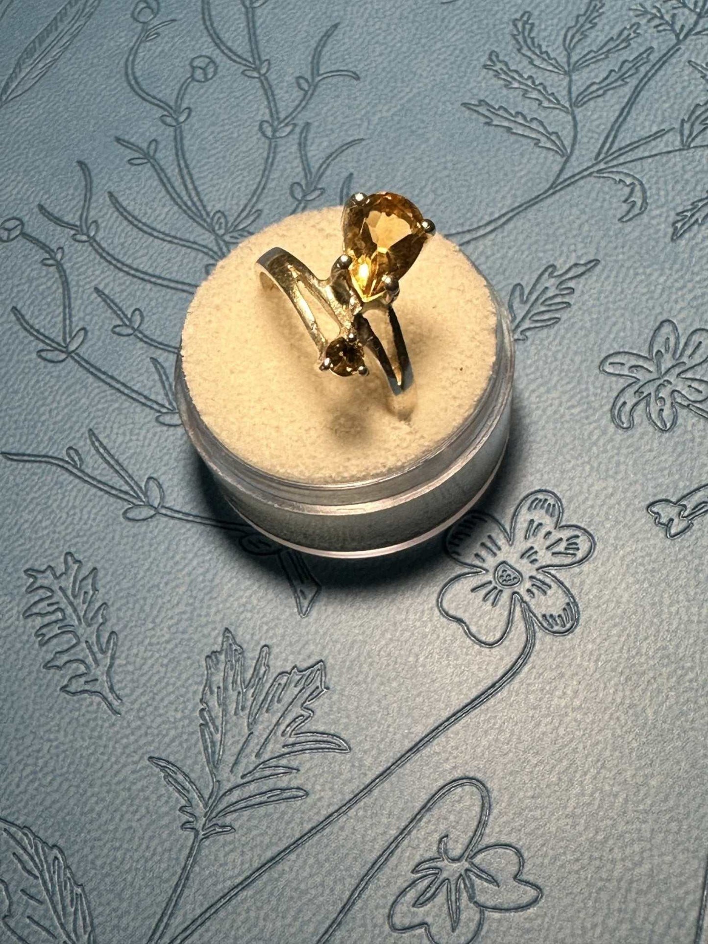 Citrine Ring - Size 6 "Love Explanation"