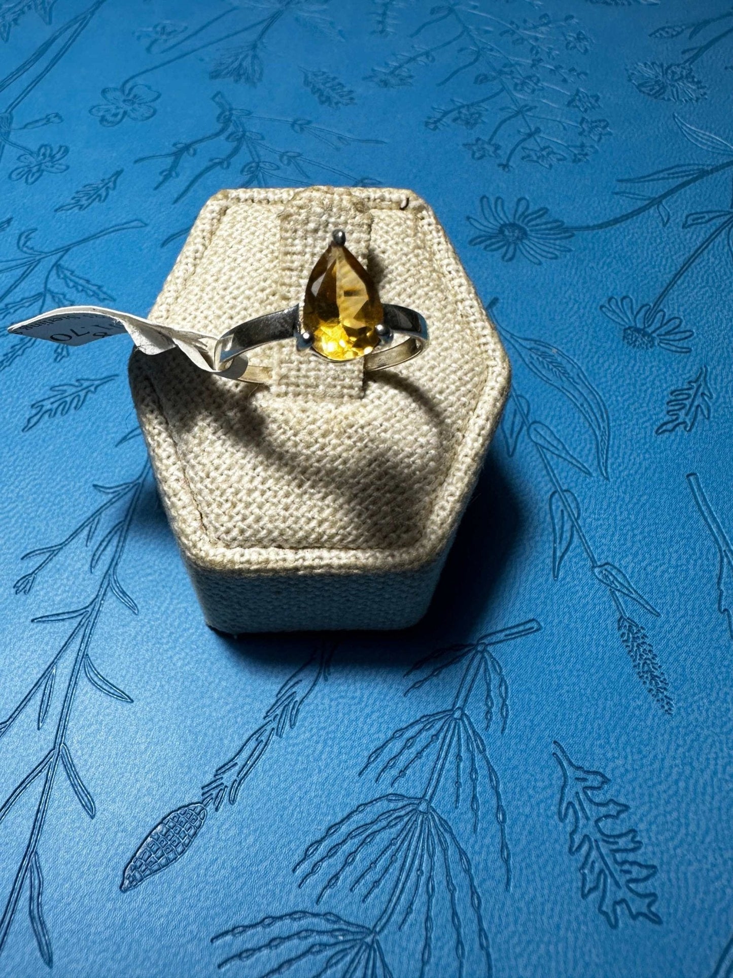 Citrine Ring Size 8 (01.7030)