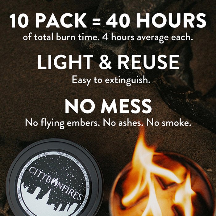 City Bonfire - Pack de 10