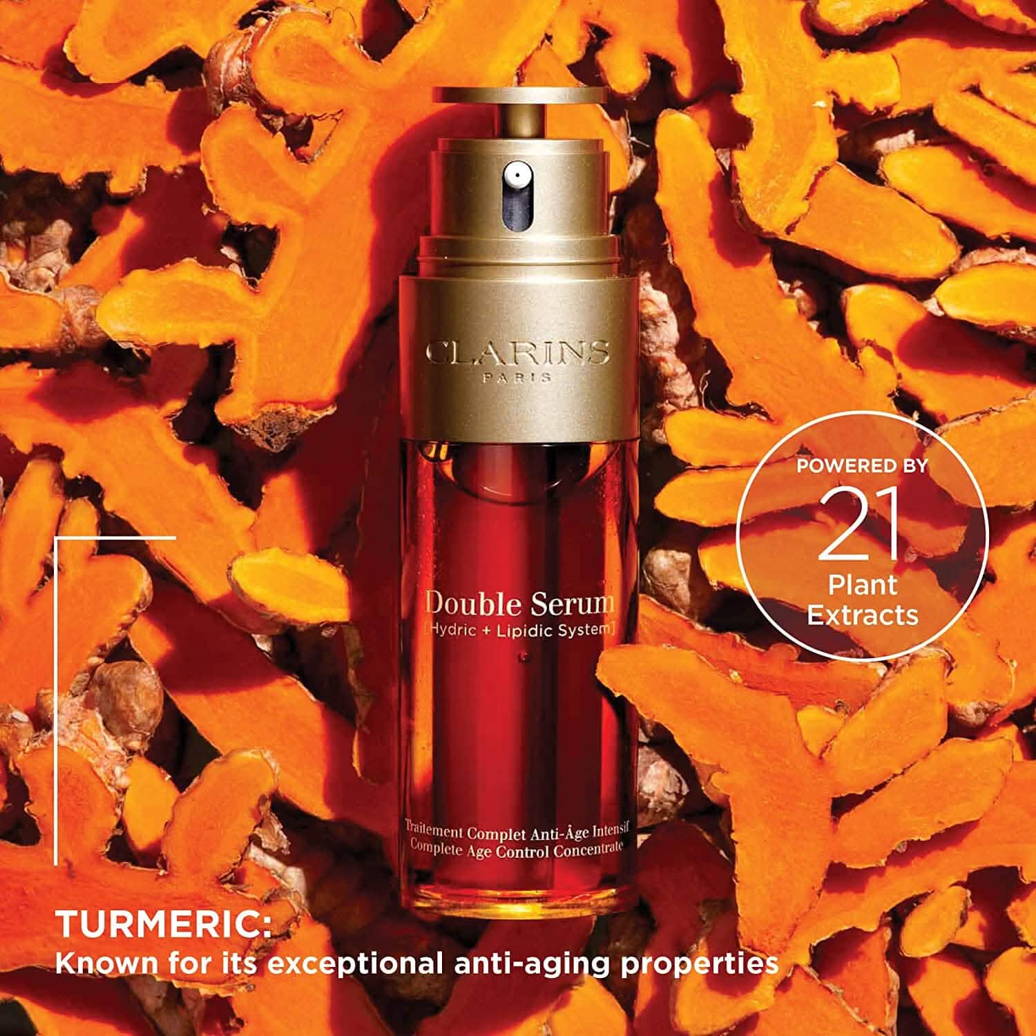 Clarins Double Serum Anti-Âge | Raffermit visiblement 48 ml