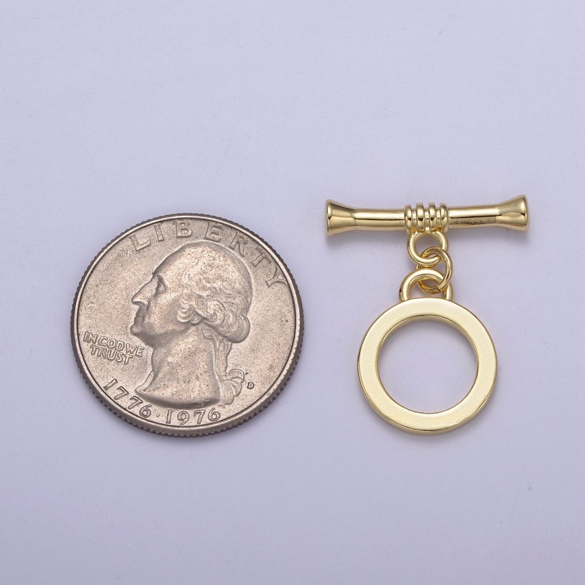 Classics Toggle, High Quality Gold Toggle Clasp, T Bar Fasteners for Necklace, Fancy Bracelet Closures, Designer's Toggles L-673