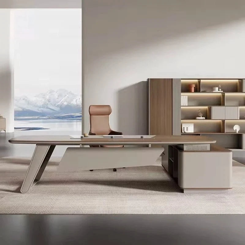 Canmore · Modern L-Shaped Executive Desk