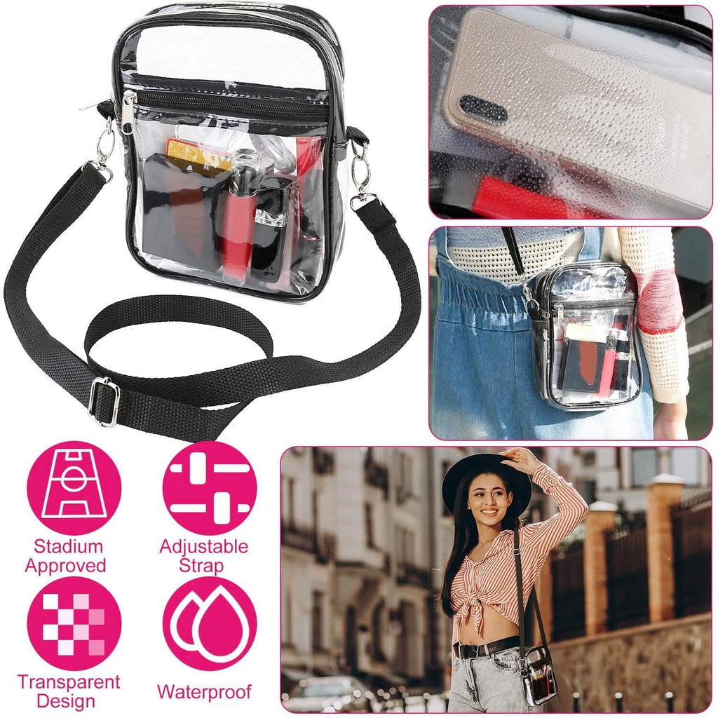 Clear Crossbody Bag Stadium Approved
