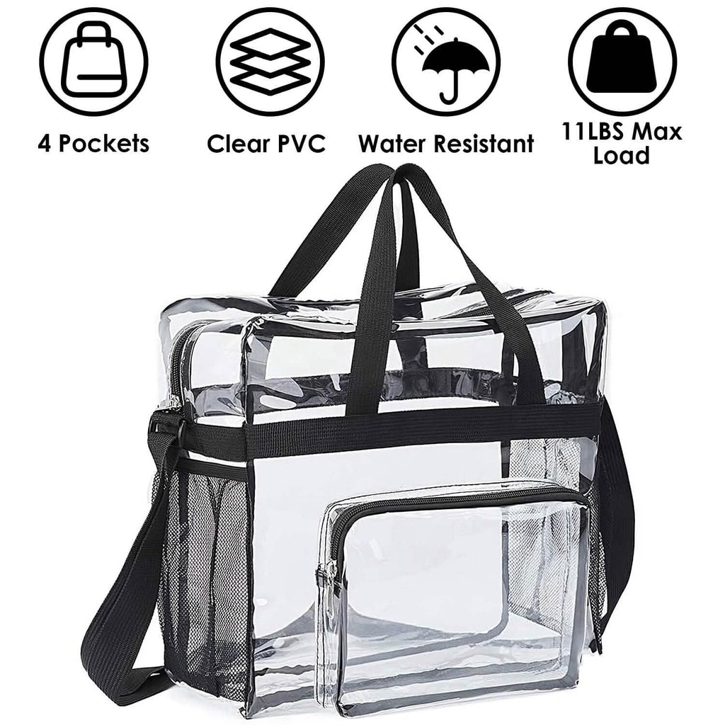 Clear Transparent Shoulder Bag Stadium Approved