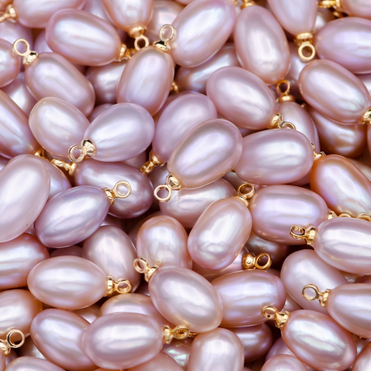 Clearance! Natural Lavender Purple Teardrop Pearl Charm Natural Freshwater Pearl Necklace, Mauve Champagne Single Keshi Pendant, Bridesmaid Jewelry Gift P-1782