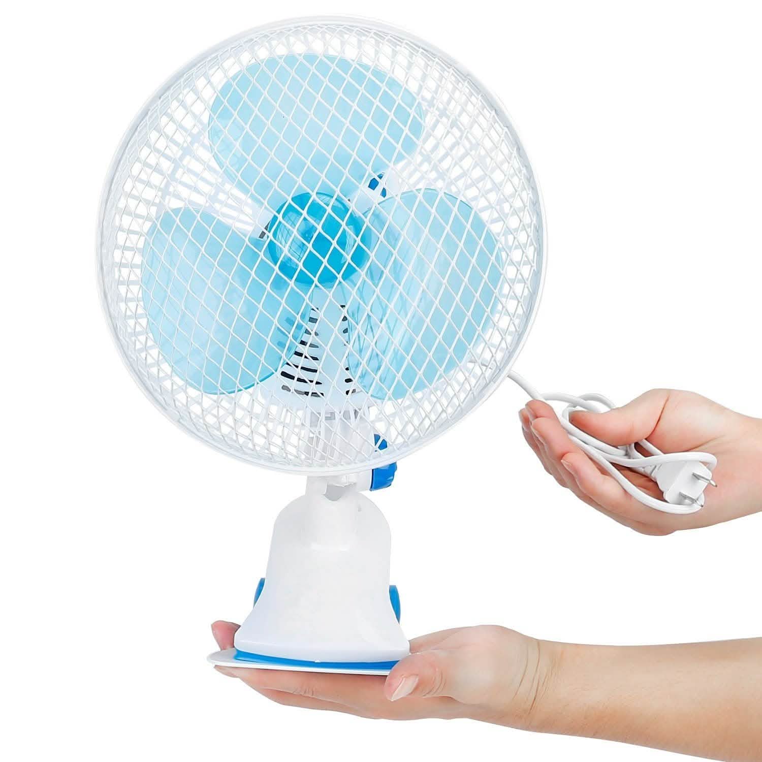Clip-On 2 Speeds Quiet Clamp Fan