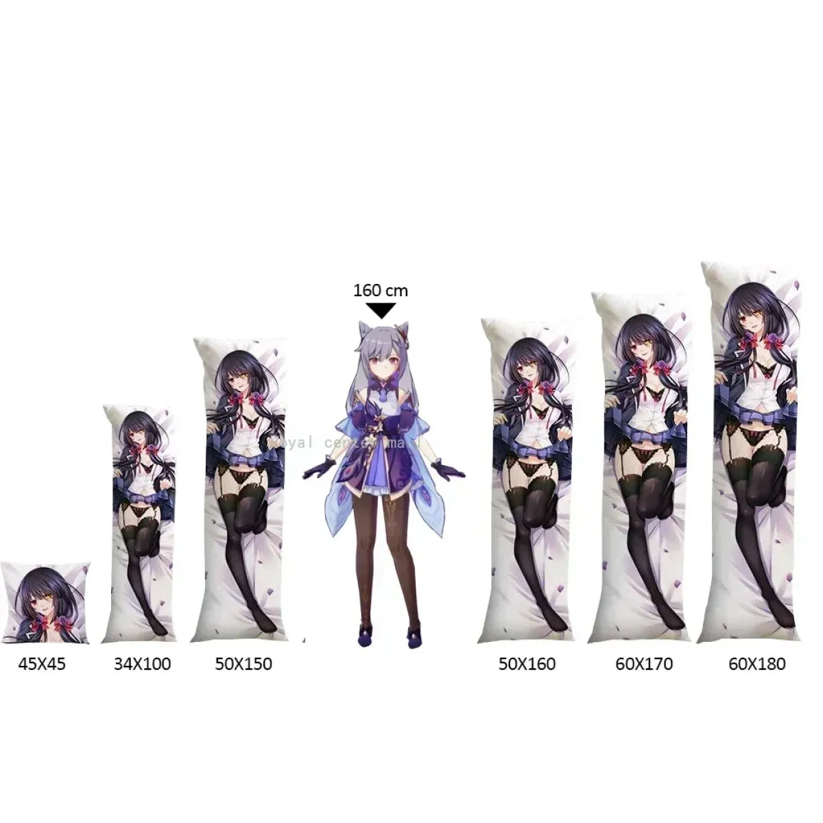 Clorinde Dakimakura Pillow Case – Genshin Impact Hugging Cover