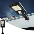 COB Solar Street Lights Remote Control Motion Sensor Security Wall Light with 3 Modes