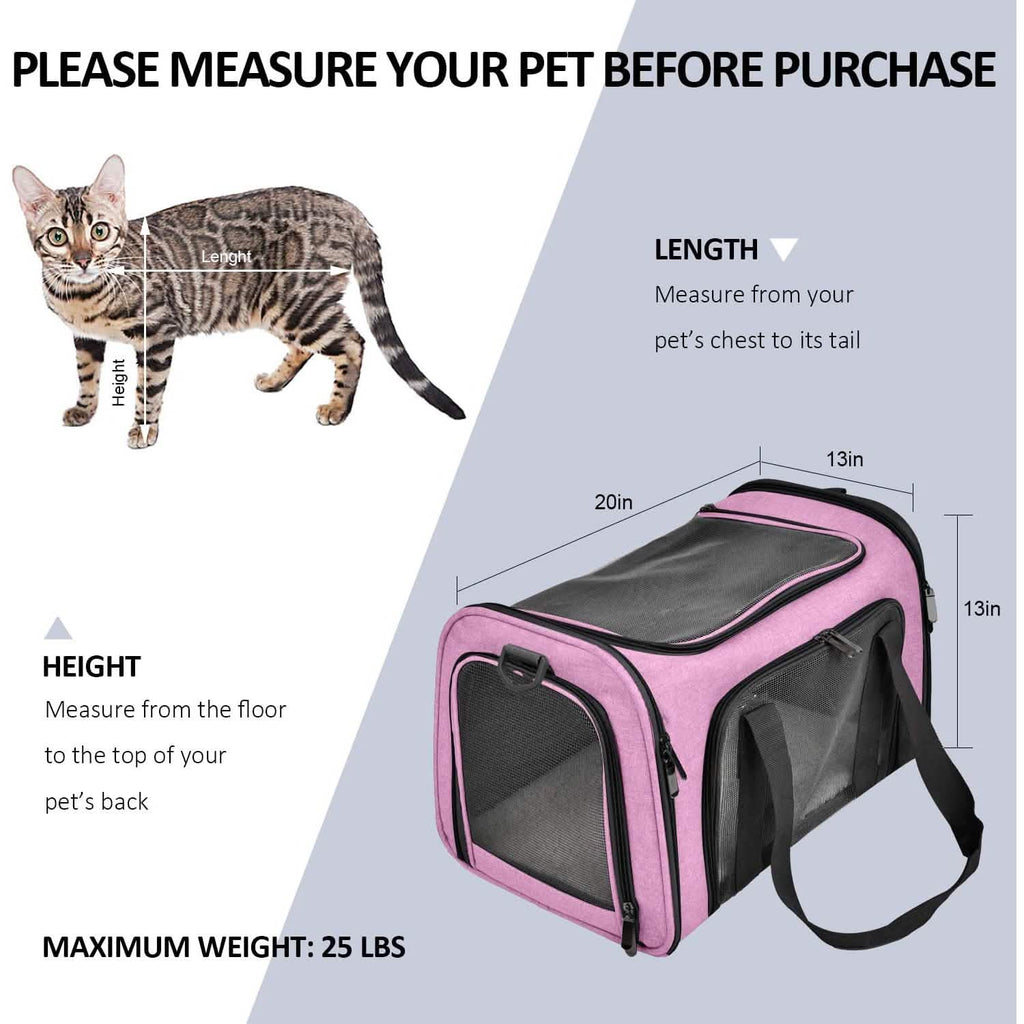 Sac de transport pliable pour chat et chien