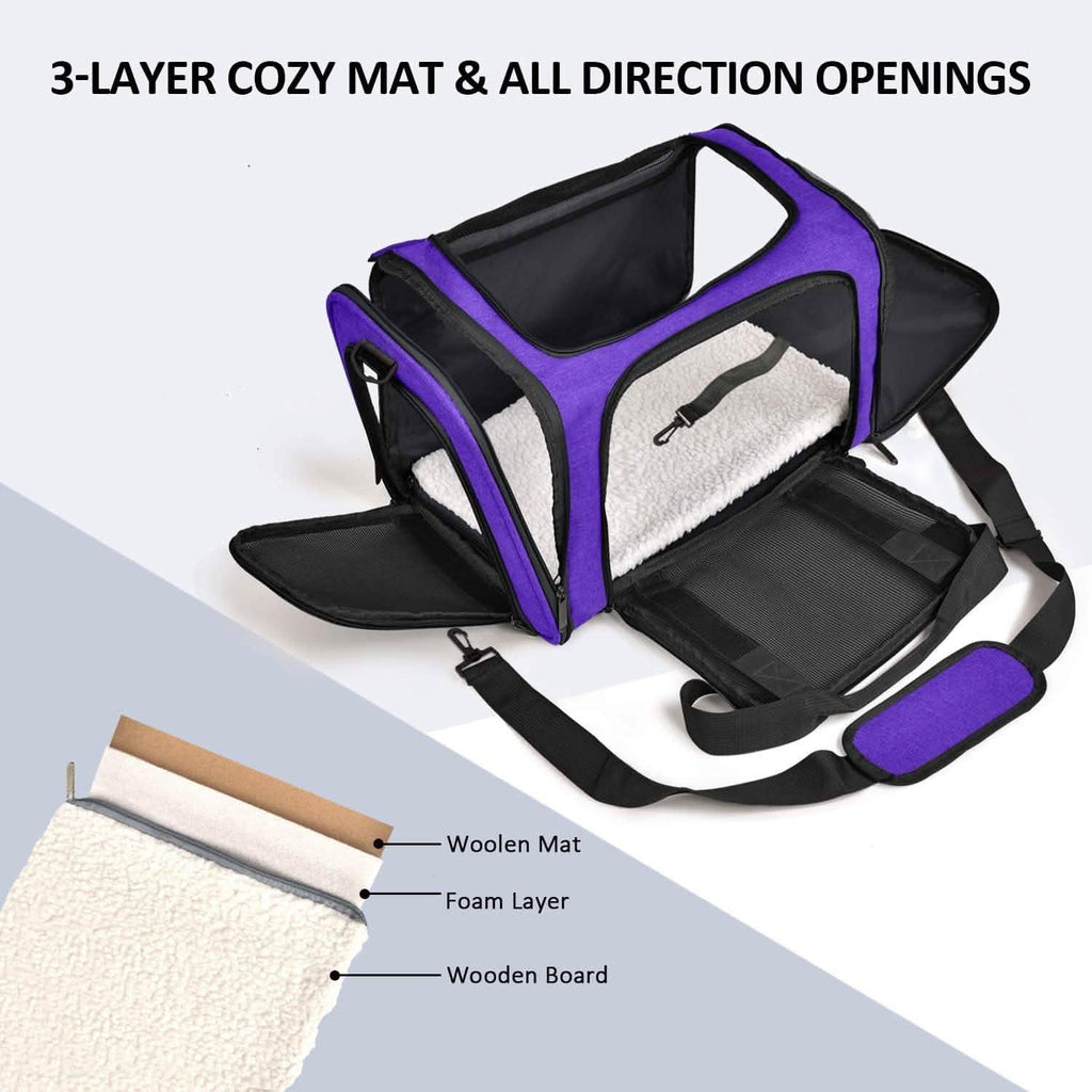 Sac de transport pliable pour chat et chien