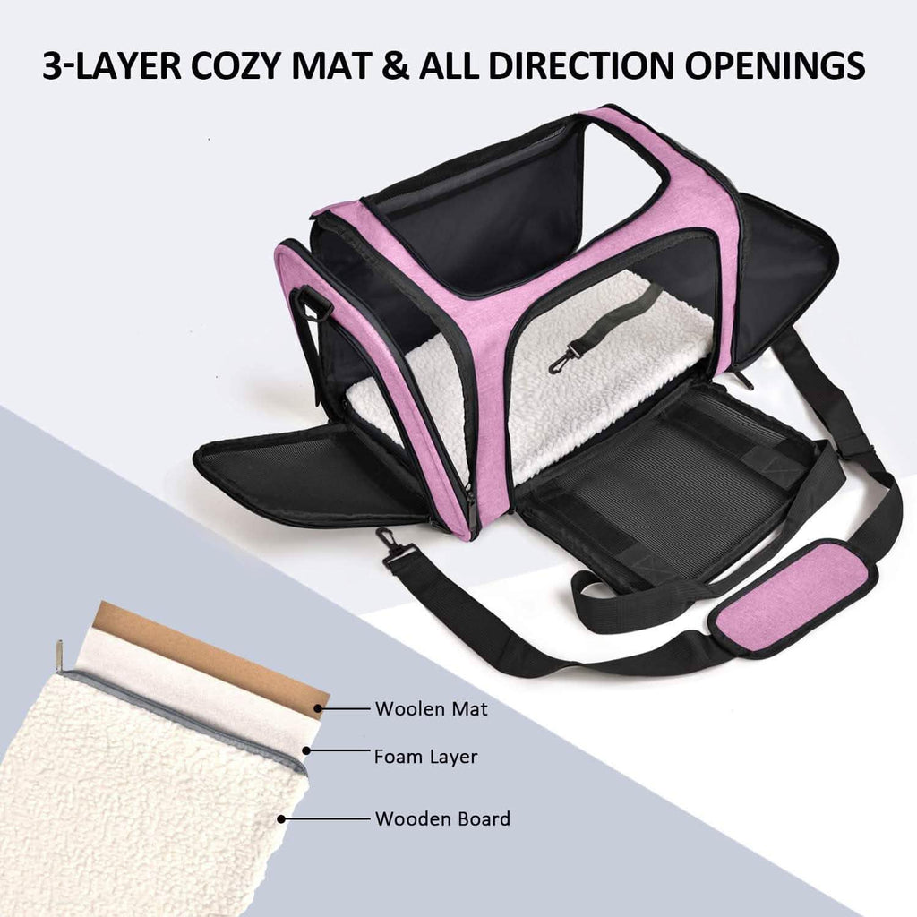 Sac de transport pliable pour chat et chien