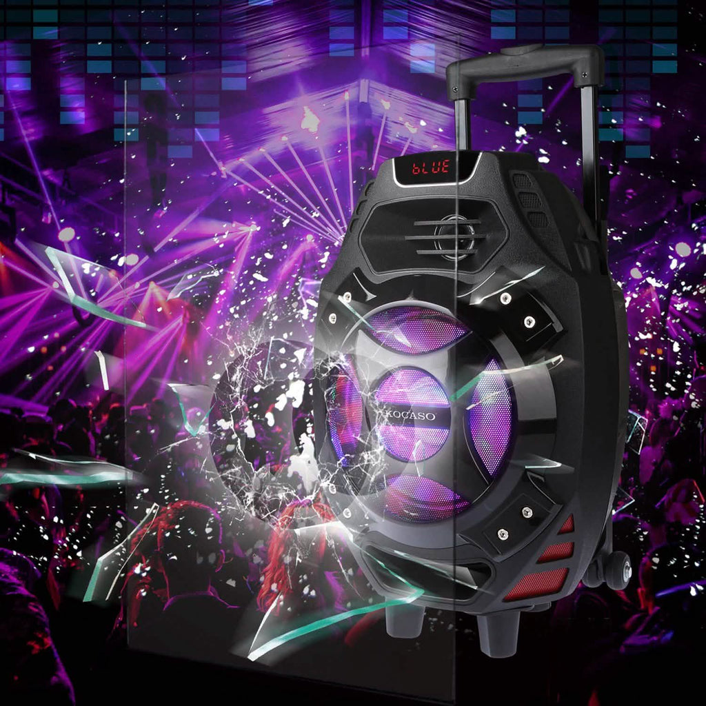 Colorful LED Portable Wireless Party Speaker