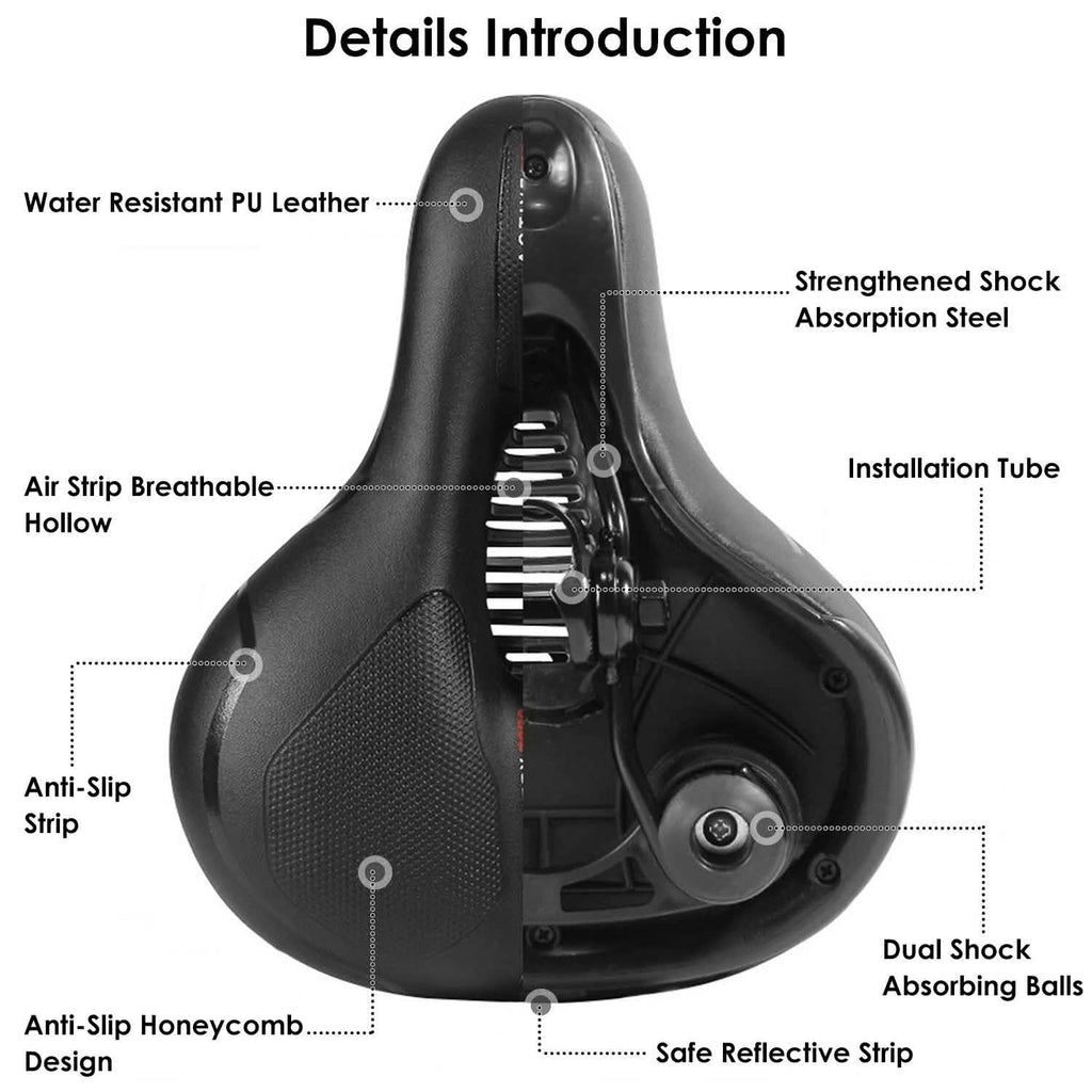 快適な自転車シート 耐水MTB自転車パッド入りサドル