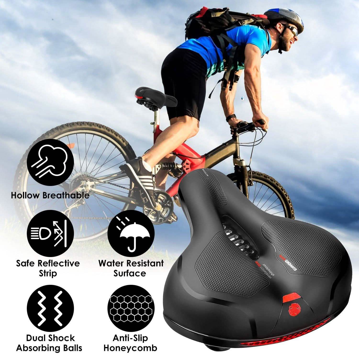 快適な自転車シート 耐水MTB自転車パッド入りサドル