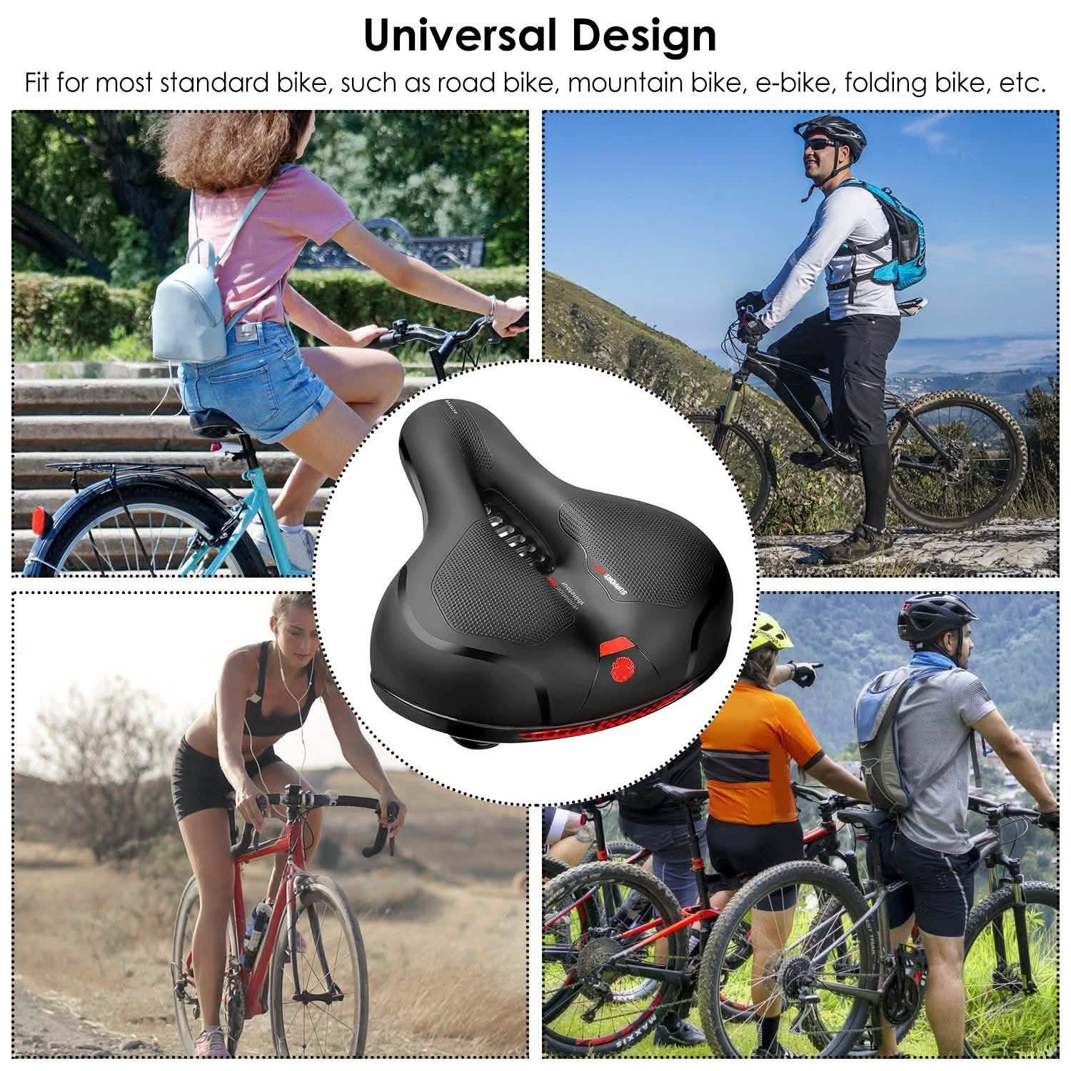 快適な自転車シート 耐水MTB自転車パッド入りサドル