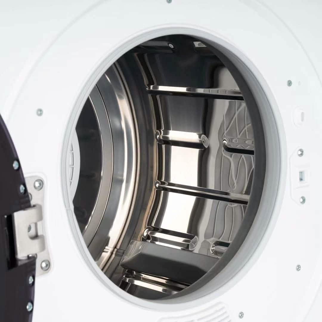 Sèche-linge électrique compact avec tambour en acier inoxydable