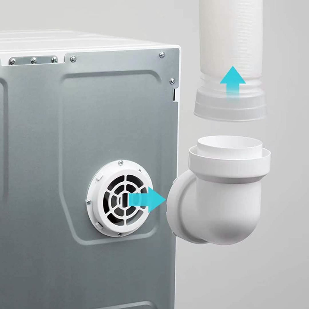Sèche-linge électrique compact avec tambour en acier inoxydable