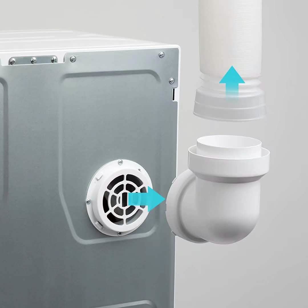 Sèche-linge électrique compact avec tambour en acier inoxydable