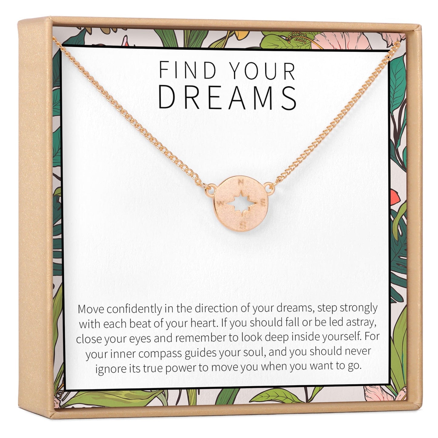 Compass Pendant Necklace