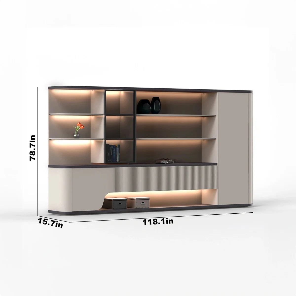 Merit · Mixed Media Office Shelves & Storage Cabinets