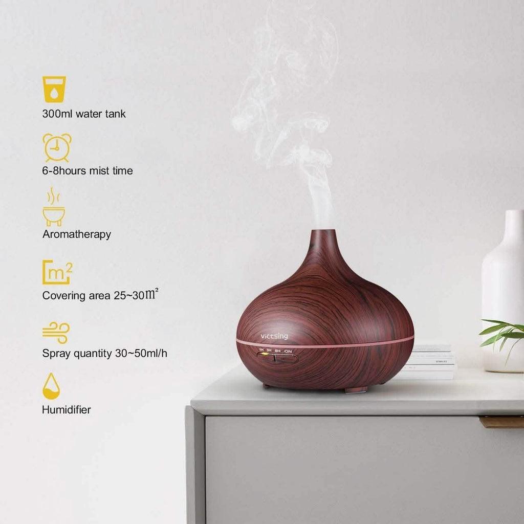 Humidificateur à brume fraîche, diffuseur d'arômes à ultrasons