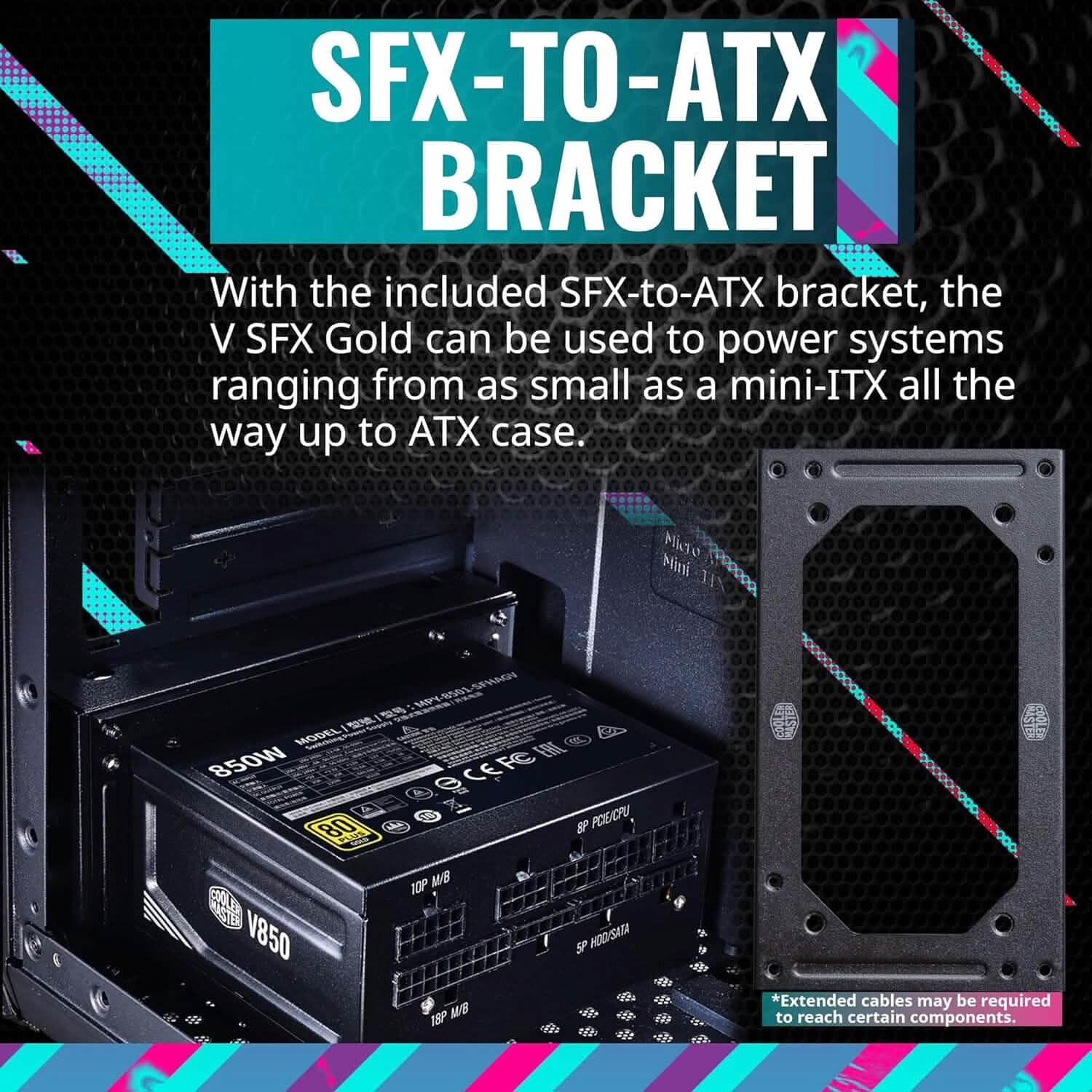 Cooler Master V850 SFX Gold Full Modular  (Refurbished)