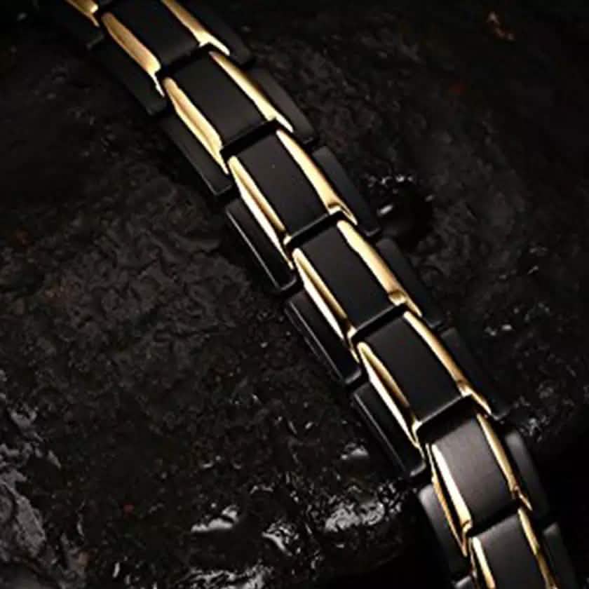 Bracelet en alliage de cuivre magnétique thérapeutique pour la santé et l'énergie