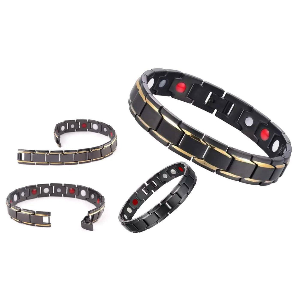 Bracelet en alliage de cuivre magnétique thérapeutique pour la santé et l'énergie