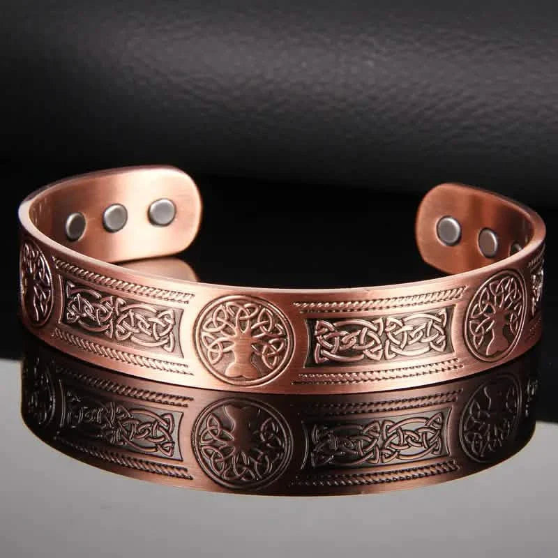 Bracelets magnétiques en cuivre pour hommes et femmes