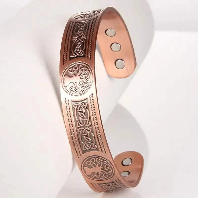 Bracelets magnétiques en cuivre pour hommes et femmes