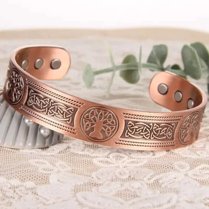 Bracelets magnétiques en cuivre pour hommes et femmes