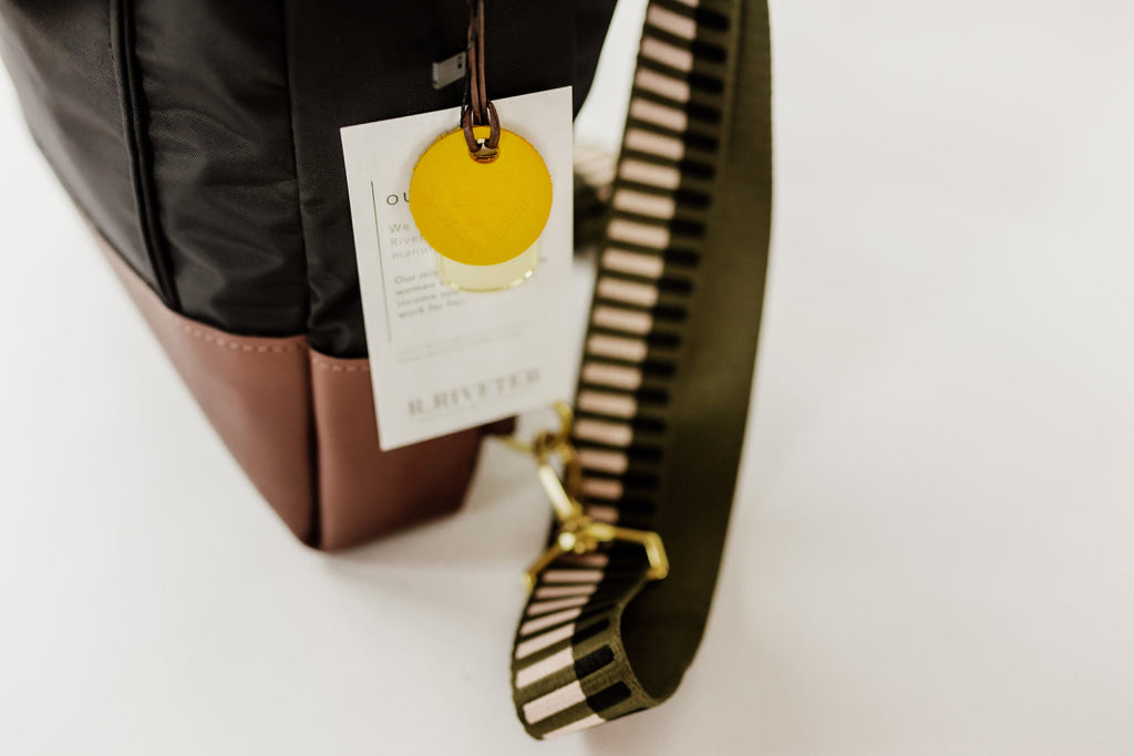 Corbin | Black Nylon + Brown Leather