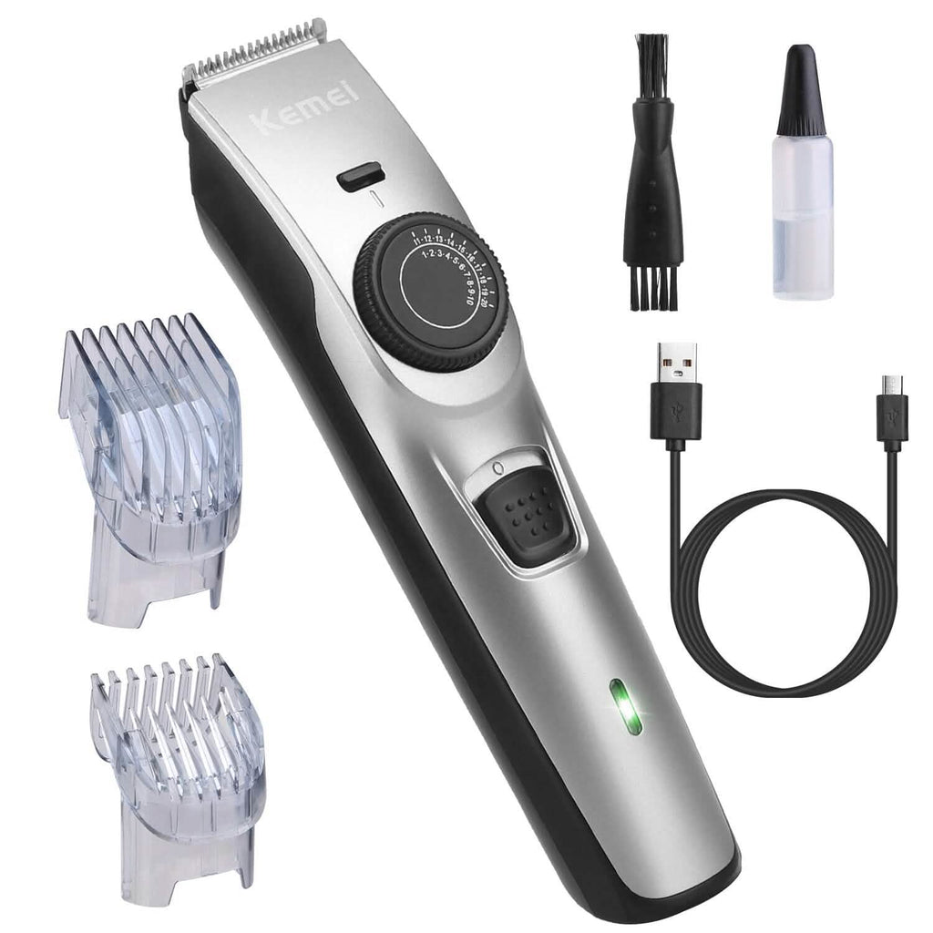 Cordless Beard Trimmer USB Rechargeable Beard Grooming Kit