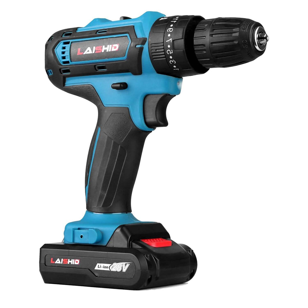Cordless Drill Set with 2 Pieces 8V Batteries and Charger 2 Variable Speed 3/8In Keyless Chuck