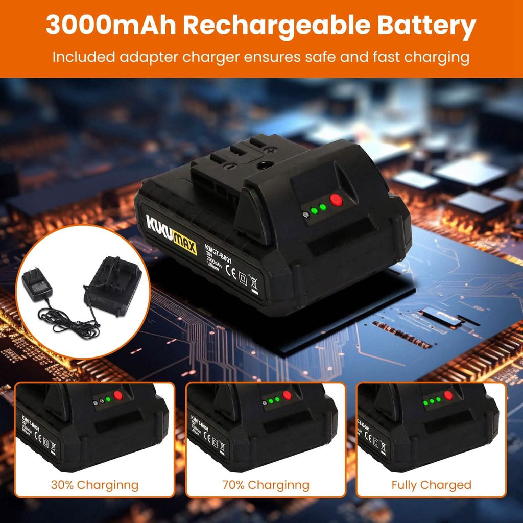 Motoculteur électrique sans fil avec batterie rechargeable 20 V