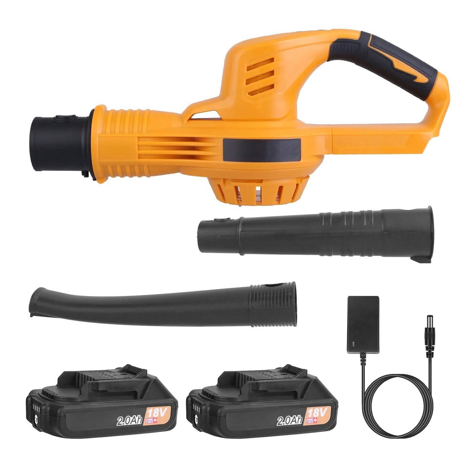 Cordless Leaf Blower Battery Powered Max 124MPH 300CFM with 2 Adjustable Speeds
