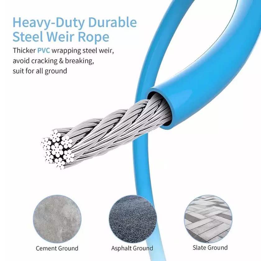 Cordless Weighted Jump Rope Digital Smart Skipping Jump Ropes with Counter
